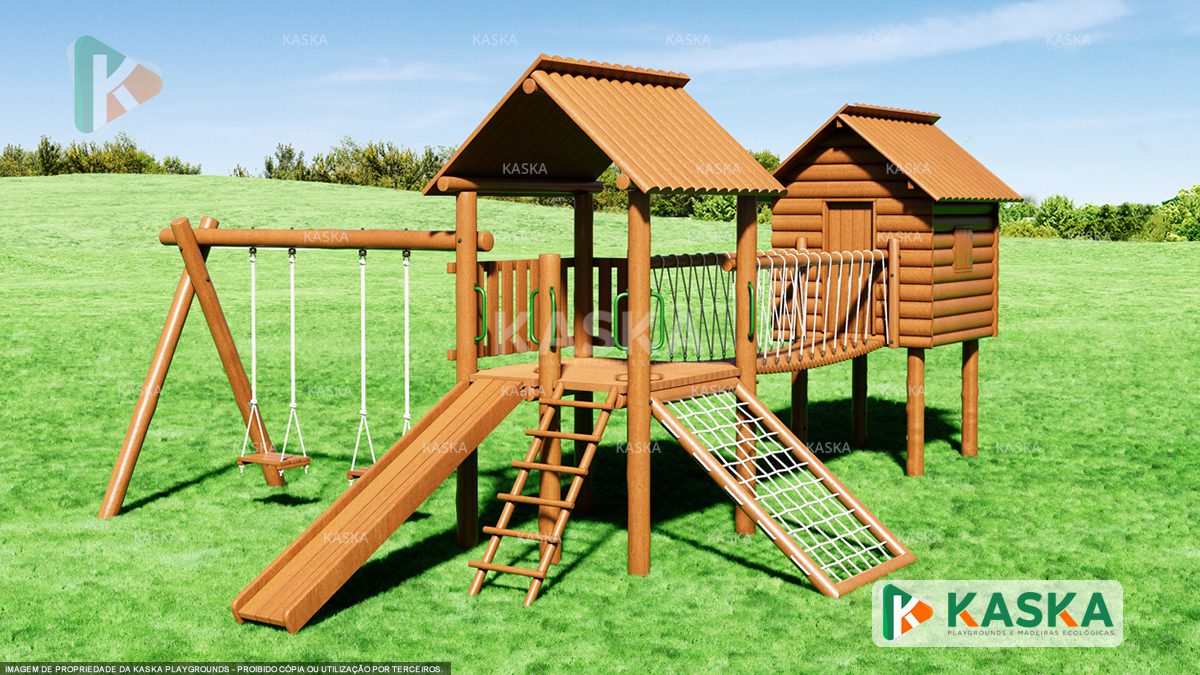 Tarzan Alpina Children's Wooden House | Kaska